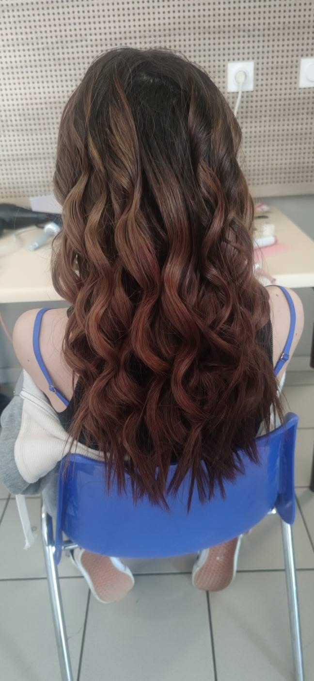 Couleur et reflets sur cheveux longs